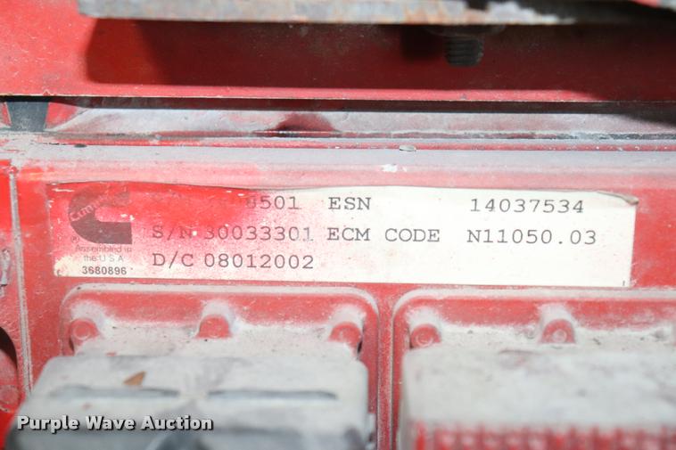 image for item DK9550 2003 Cummins six cylinder turbo diesel engine