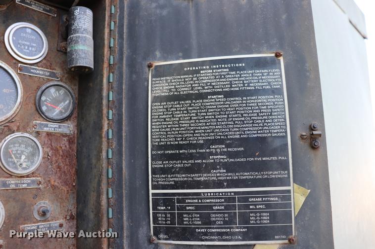 image for item DK9556 Military air compressor