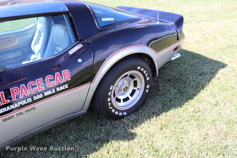 image for item DK9562 1978 Chevrolet Corvette pace car edition