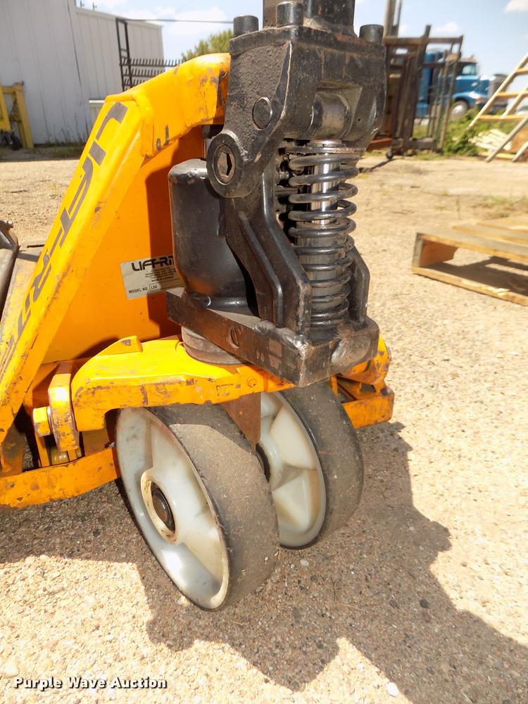 (2) Lift Rite L50 pallet jacks in Grand Island, NE Item DO9207 sold Purple Wave