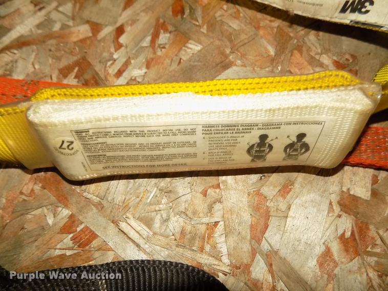 image for item DO9215 (5) full body harnesses with deceleration lanyards