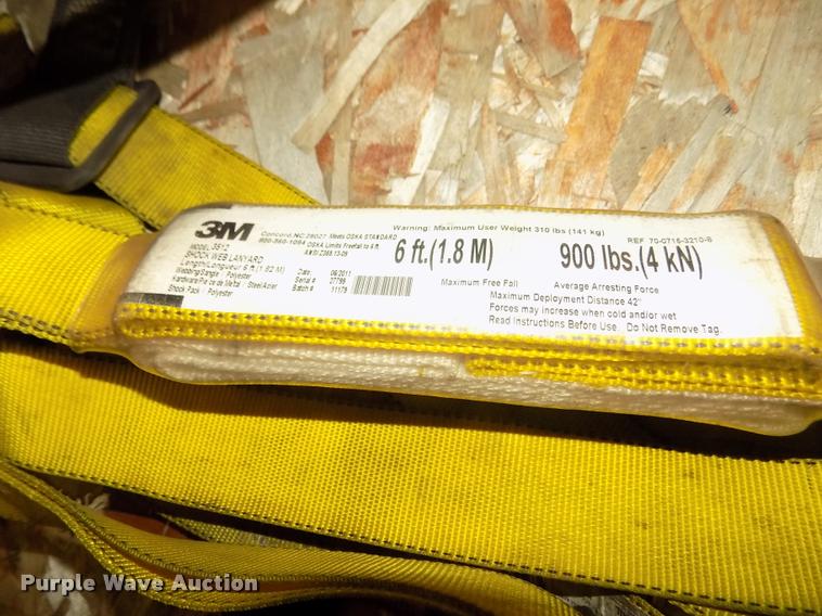 image for item DO9215 (5) full body harnesses with deceleration lanyards