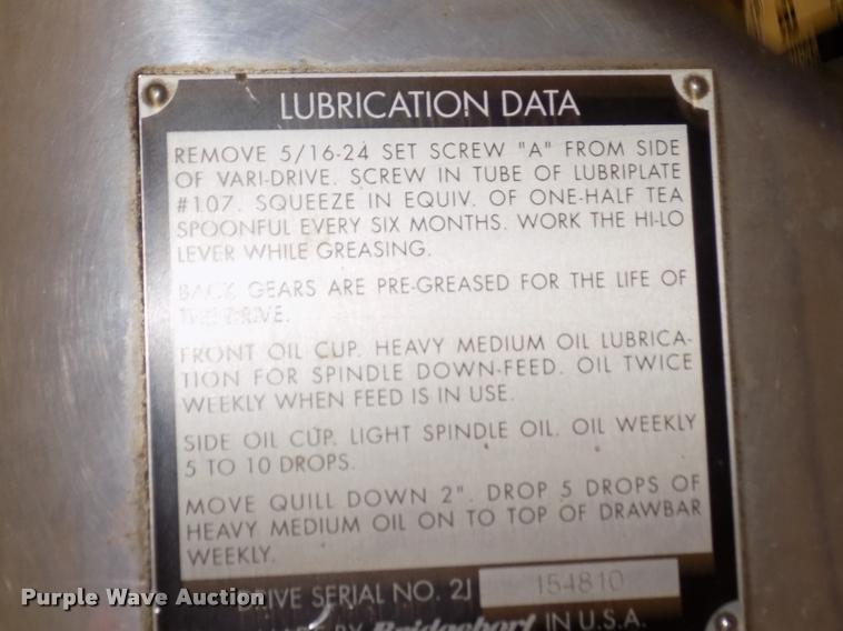 image for item DO9220 Bridgeport Series 2 milling machine