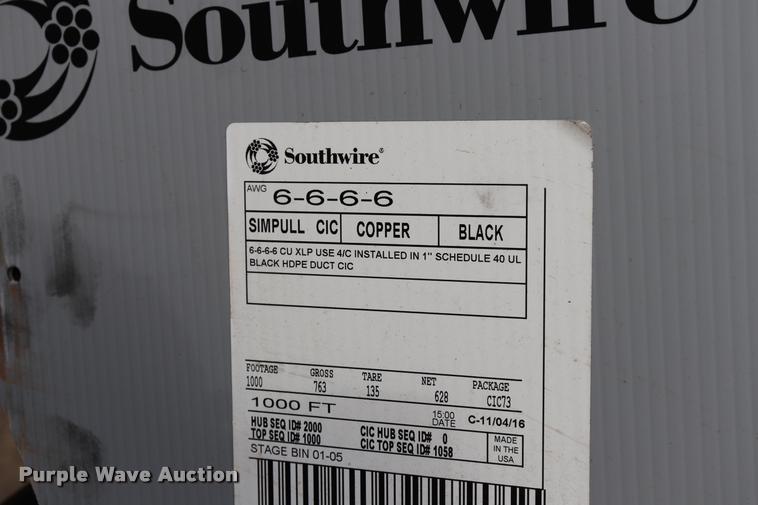 image for item DQ9484 Fiber Optic conduit reel