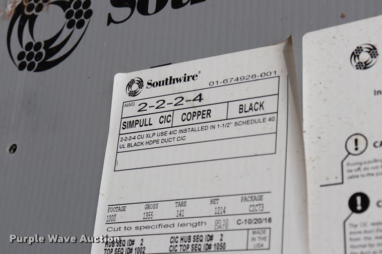 image for item DQ9484 Fiber Optic conduit reel