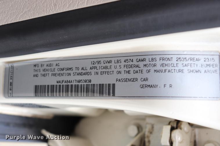 image for item DQ9499 1996 Audi A6