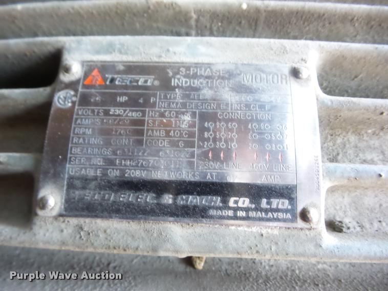 image for item K6464 Quincy 390 air compressor