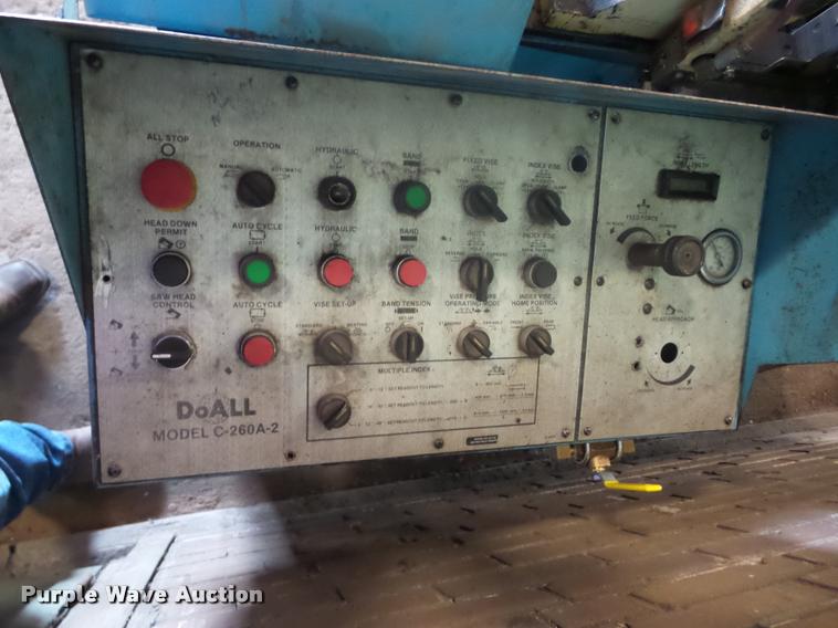 image for item K6465 Do All L-26DA-2 metal bandsaw