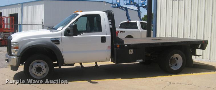 image for item L2309 2009 Ford F450 XL Super Duty flatbed truck