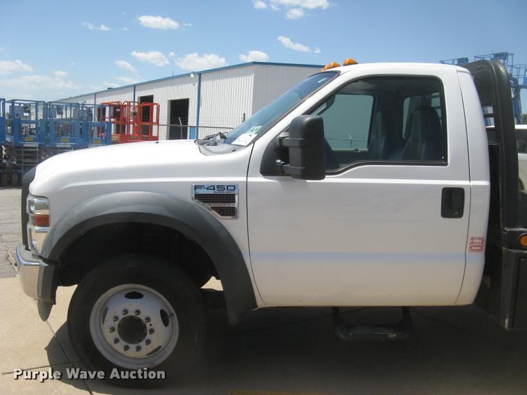 image for item L2309 2009 Ford F450 XL Super Duty flatbed truck