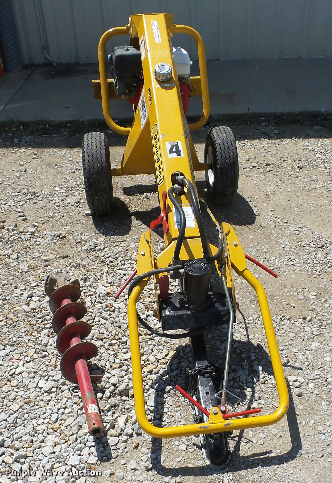 Ground Hog HD99 post hole auger in Chanute, KS Item BI9645 sold