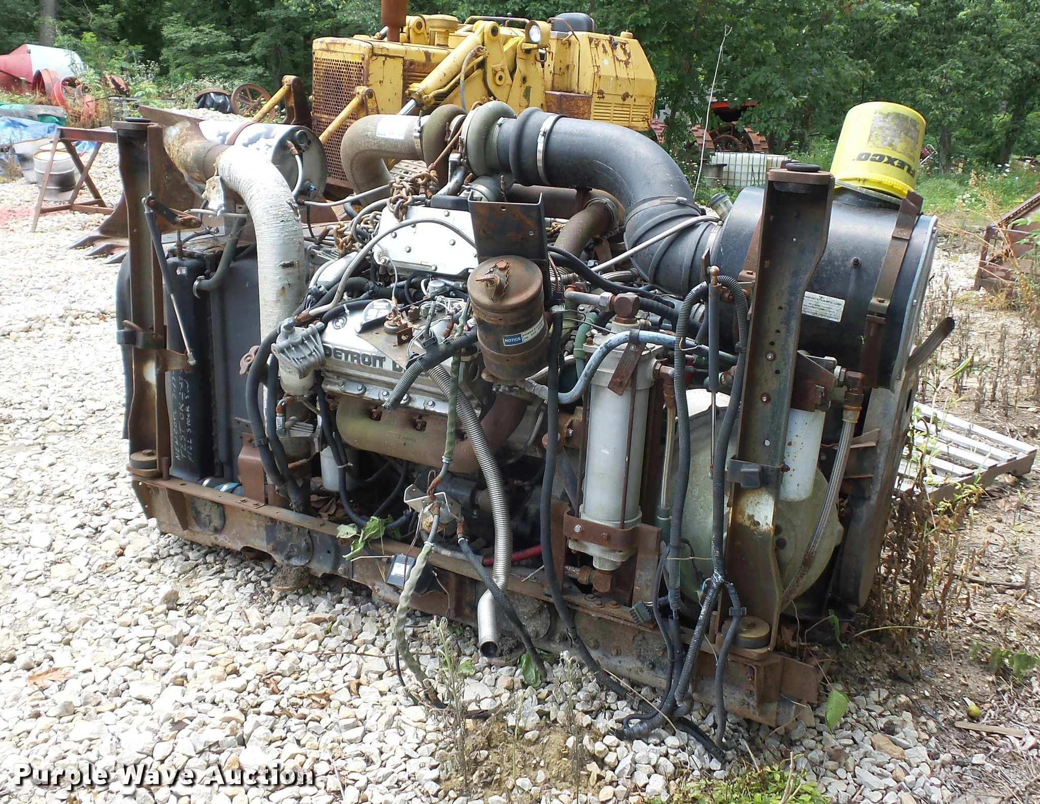 Detroit Diesel 6V92 six cylinder turbo diesel engine in Odessa, MO