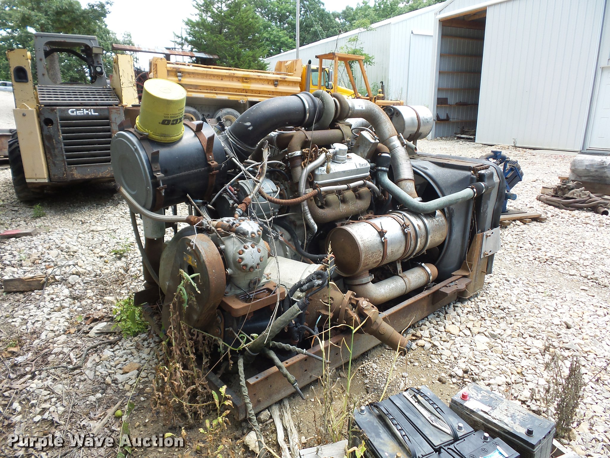 Detroit Diesel 6V92 six cylinder turbo diesel engine in Odessa, MO