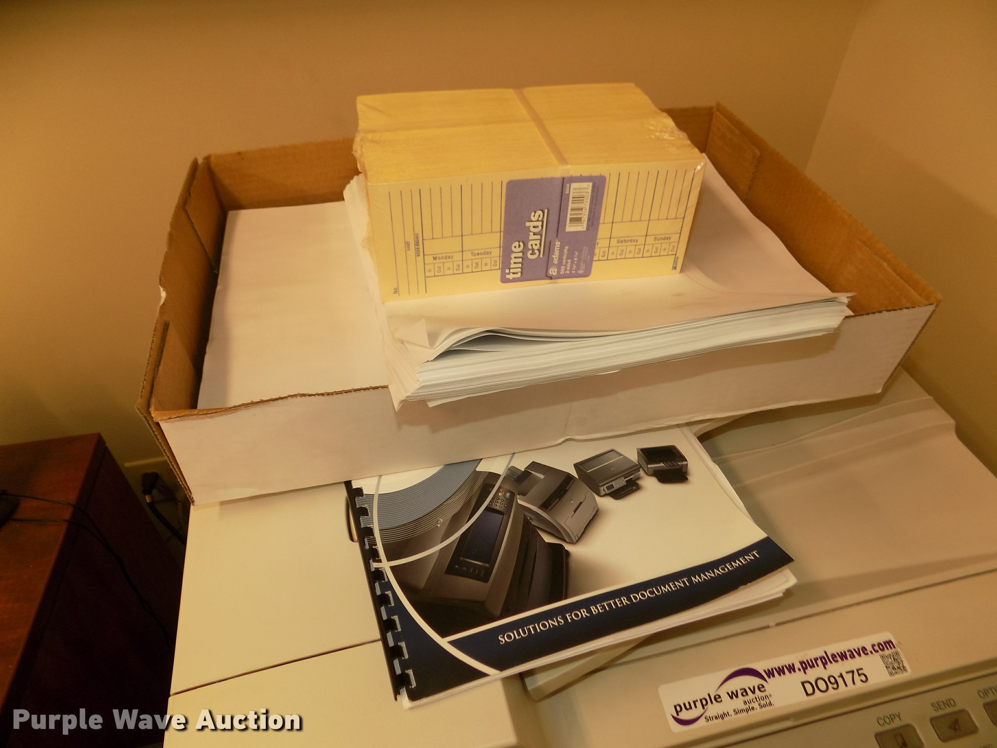 Office supplies in Grand Island, NE Item DO9175 sold Purple Wave