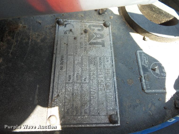 image for item BV9102 2012 Caterpillar H115ES hydraulic hammer