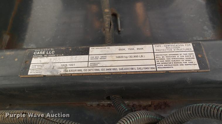 image for item DA6810 2003 Case 850K XLT dozer