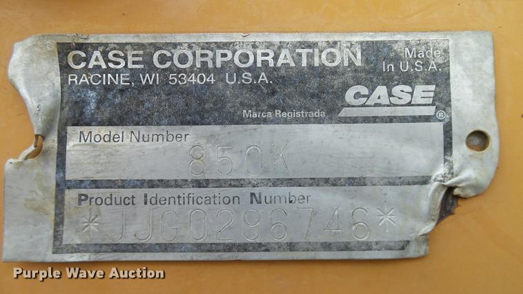 image for item DA6810 2003 Case 850K XLT dozer
