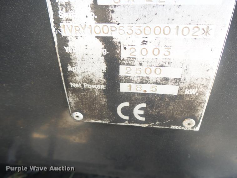 image for item DB1410 2003 Vermeer CX224 mini excavator