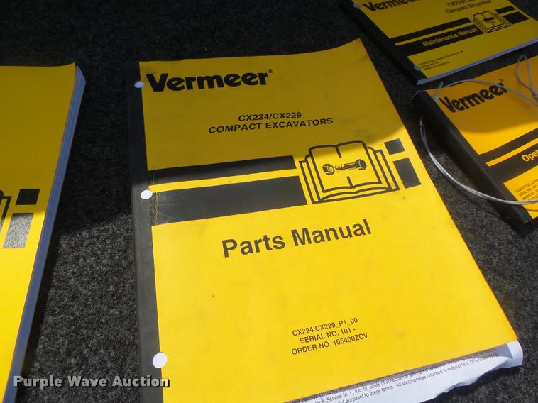 image for item DB1410 2003 Vermeer CX224 mini excavator