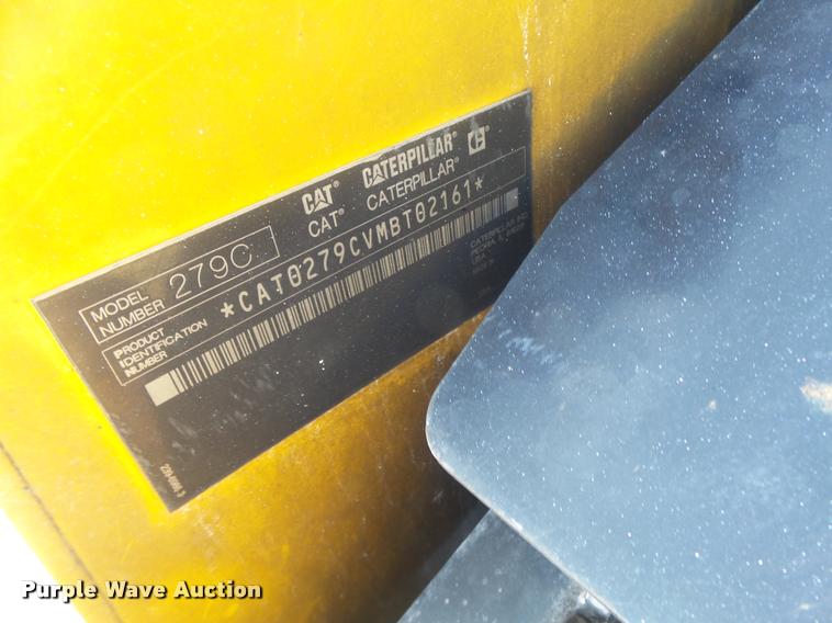 image for item DB5807 2011 Caterpillar 279C skid steer