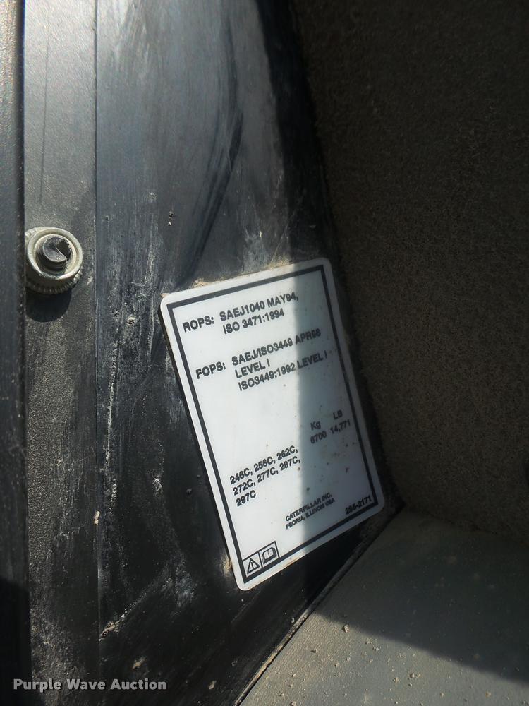 image for item DB5807 2011 Caterpillar 279C skid steer