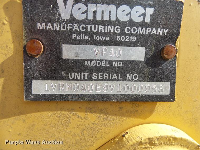 image for item DB7461 Vermeer LM-42 cable plow