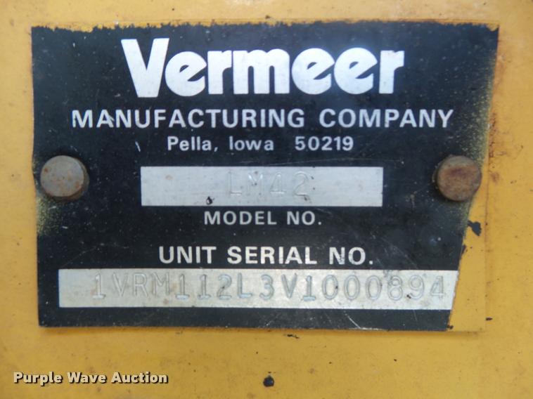 image for item DB7461 Vermeer LM-42 cable plow