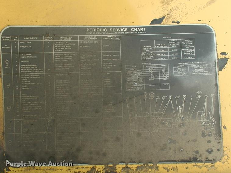 image for item DK9593 John Deere 670A motor grader