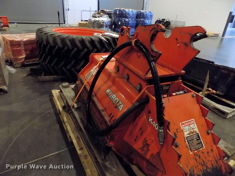 image for item DK9926 Kubota K4080 excavator mower attachment