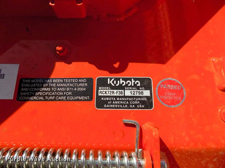 image for item DK9959 Kubota F2690E lawn mower