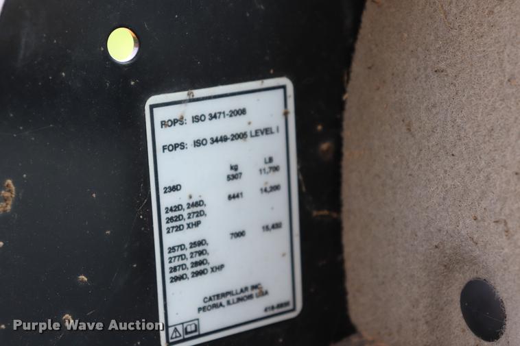 image for item DQ9486 2014 Caterpillar 262D skid steer