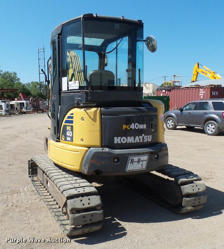 image for item K1850 2005 Komatsu PC40MR-2 mini excavator