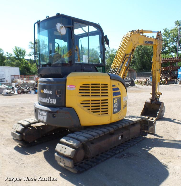 image for item K1850 2005 Komatsu PC40MR-2 mini excavator