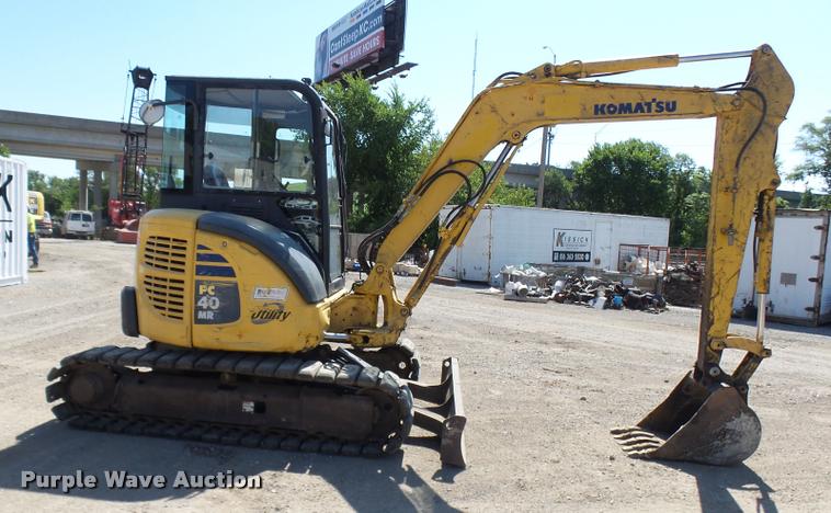 image for item K1850 2005 Komatsu PC40MR-2 mini excavator