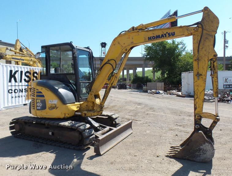 image for item K1850 2005 Komatsu PC40MR-2 mini excavator