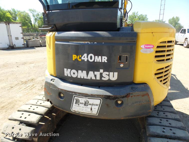 image for item K1850 2005 Komatsu PC40MR-2 mini excavator