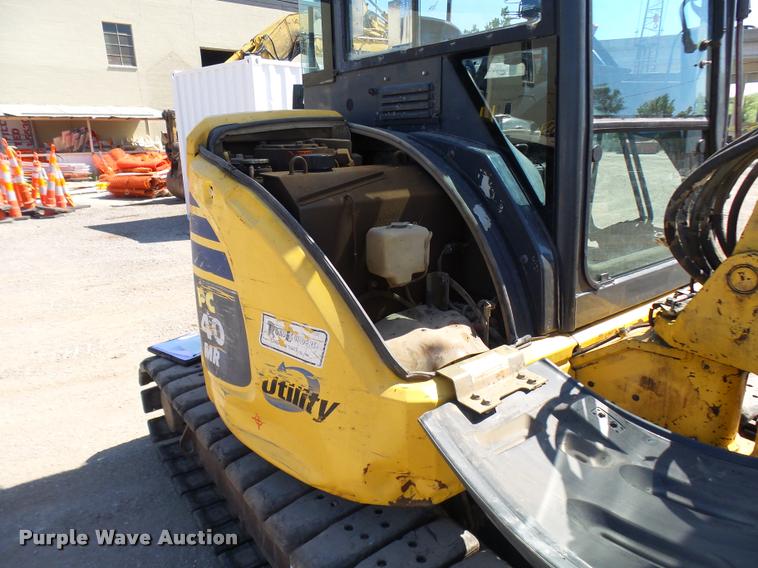 image for item K1850 2005 Komatsu PC40MR-2 mini excavator