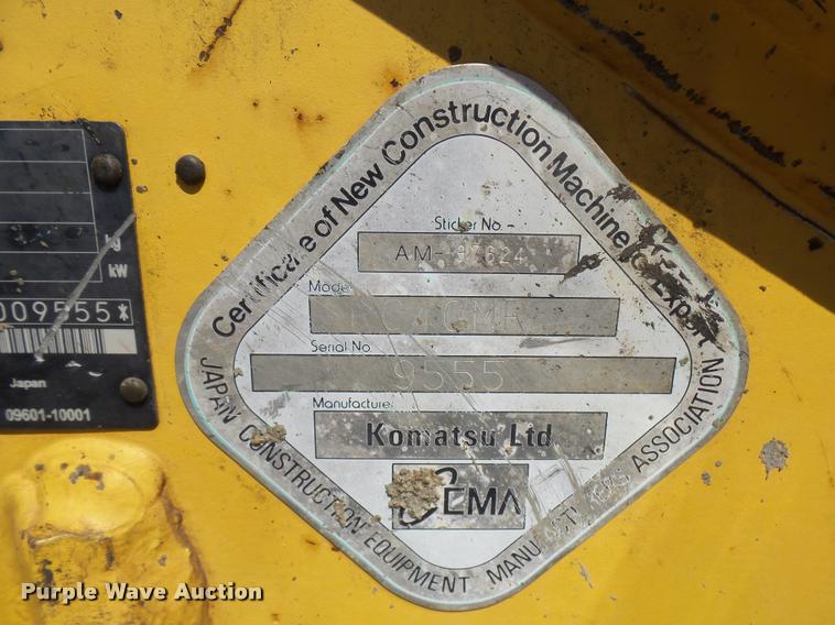 image for item K1850 2005 Komatsu PC40MR-2 mini excavator
