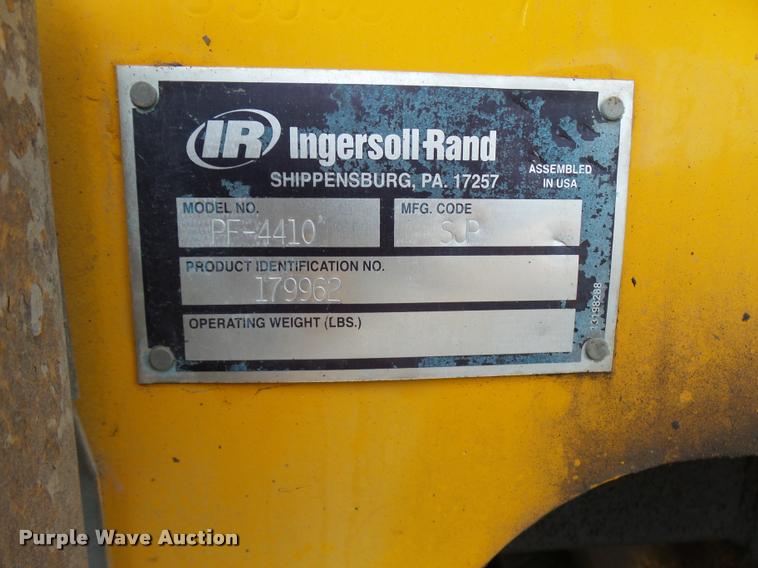 image for item K1853 2004 Blaw Knox PF4410 paver