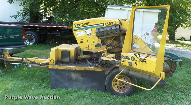 image for item K1857 1995 Vermeer SC502 stump grinder