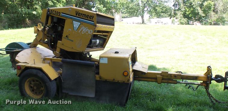 image for item K1857 1995 Vermeer SC502 stump grinder