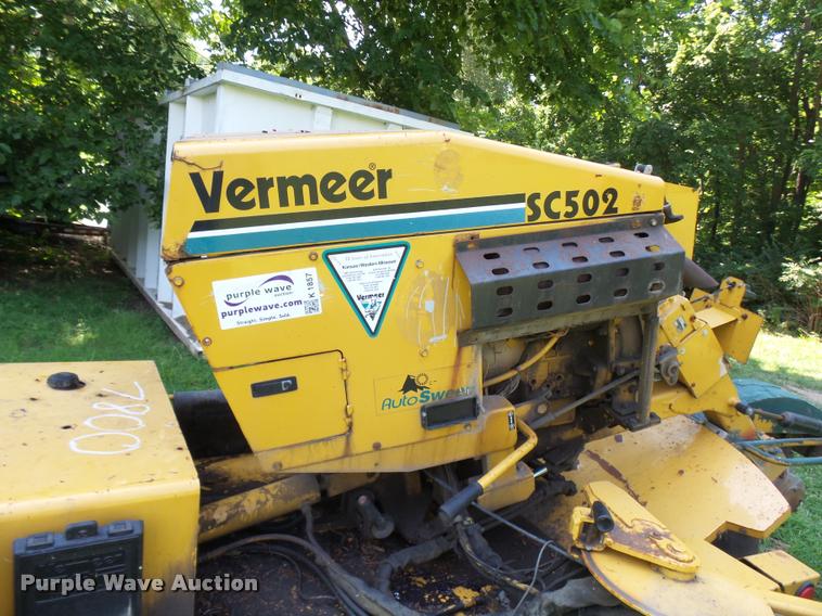 image for item K1857 1995 Vermeer SC502 stump grinder