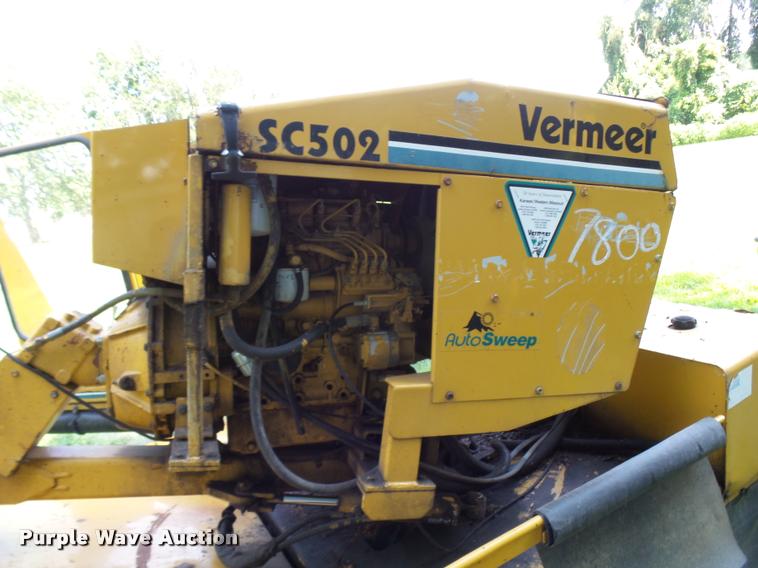 image for item K1857 1995 Vermeer SC502 stump grinder