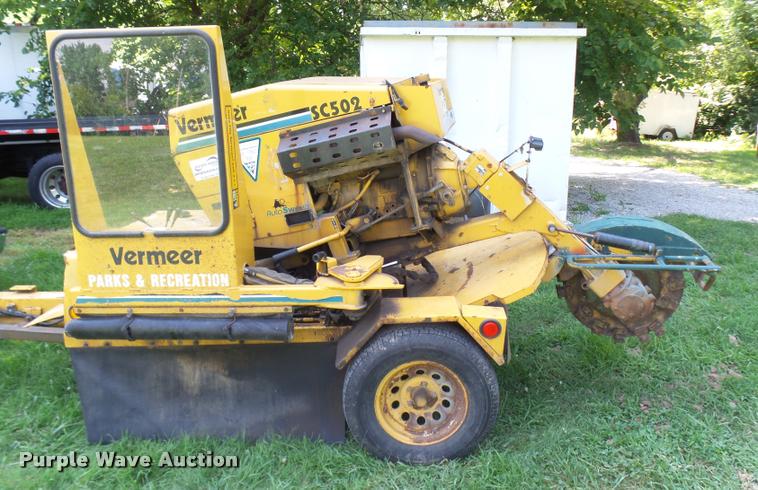 image for item K1857 1995 Vermeer SC502 stump grinder