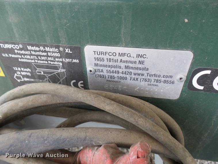 image for item K1866 Turfco Mete-R Matic XL spreader