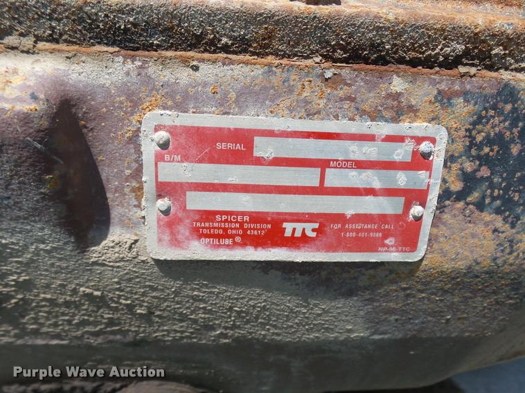 image for item K1869 Spicer two speed reducer transmission