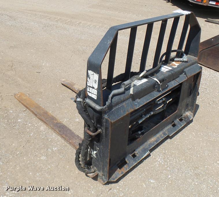 image for item K1873 Bobcat pallet hydraulic skid steer pallet forks