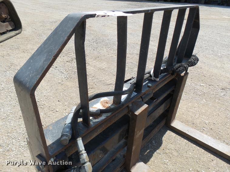 image for item K1873 Bobcat pallet hydraulic skid steer pallet forks