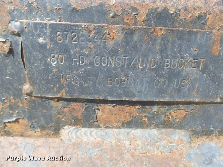 image for item K1874 Bobcat toothed skid steer bucket