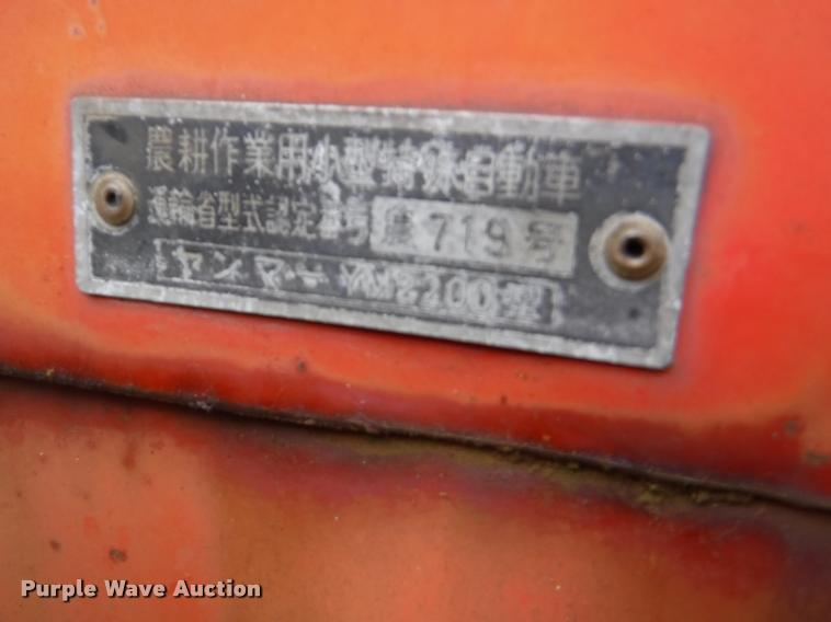image for item DA2278 Yanmar YM2200 tractor